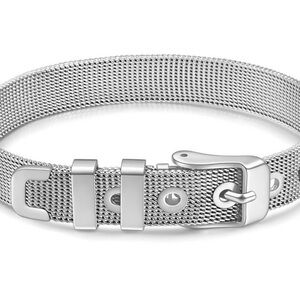 Stainless steel belt bracelet